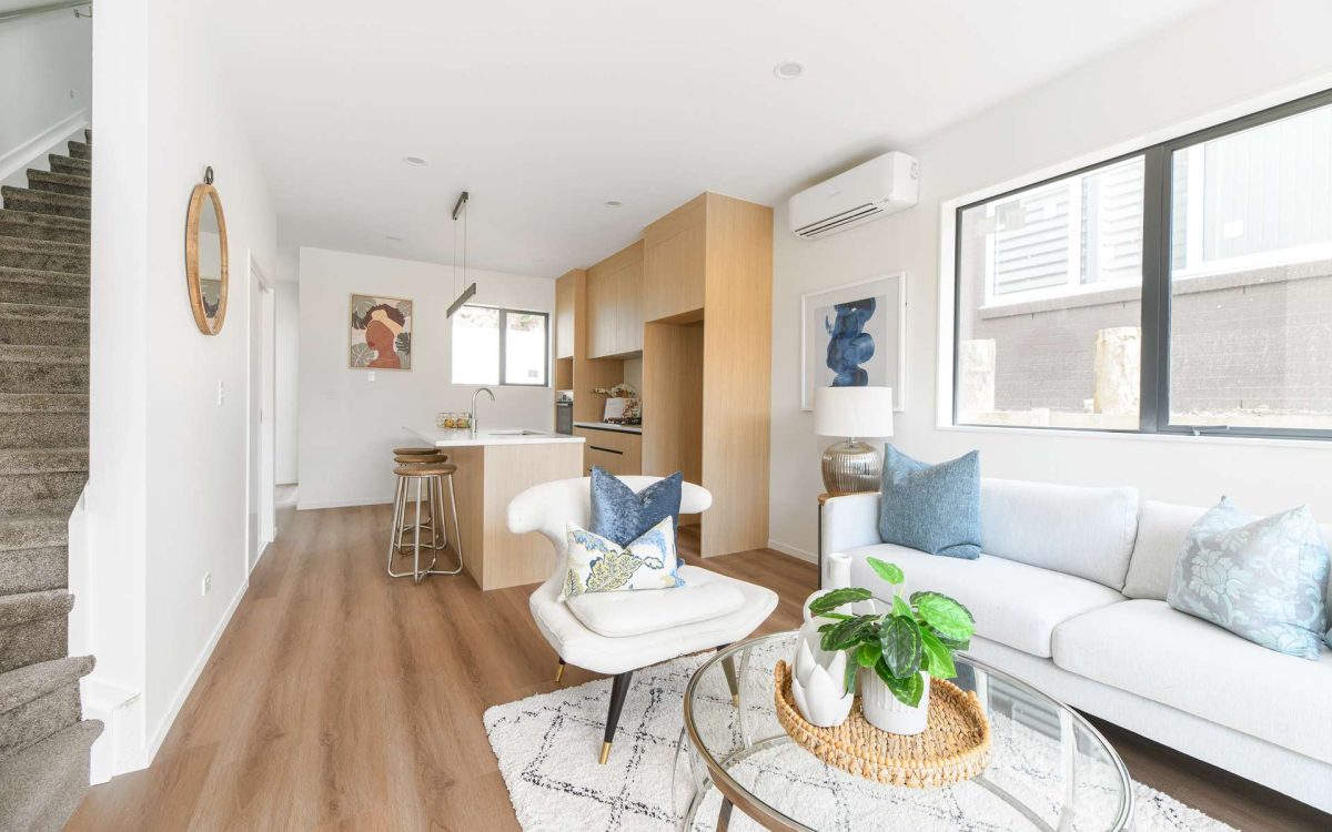 Interior of a completed GTD Construction home in Avondale, Auckland